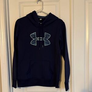 Under Armour Dark Blue Hoodie with Logo